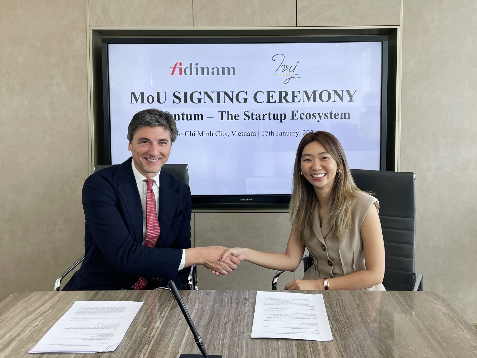 Fidinam and Ivy+Partners signs MOU to build and nurture Vietnam’s technology start-up scene, offering full-service advisory under one roof